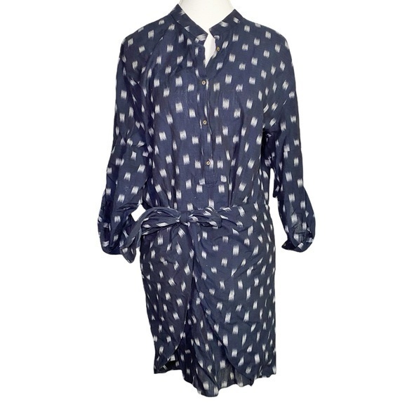 Ulla Johnson Dresses & Skirts - Ulla Johnson Blue White Indigo Ikat Print Corsica Dress